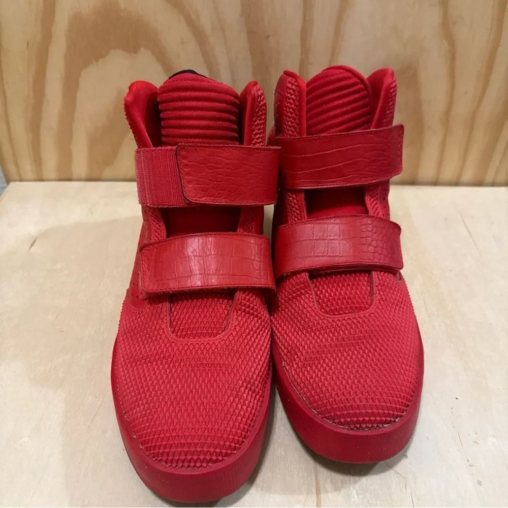 2014 Nike Flystepper 2K3 Prm University Red Chrome sneaker in size 13.